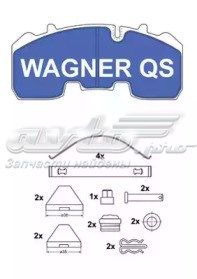 Колодки тормозные задние дисковые WAGNER 2926504950