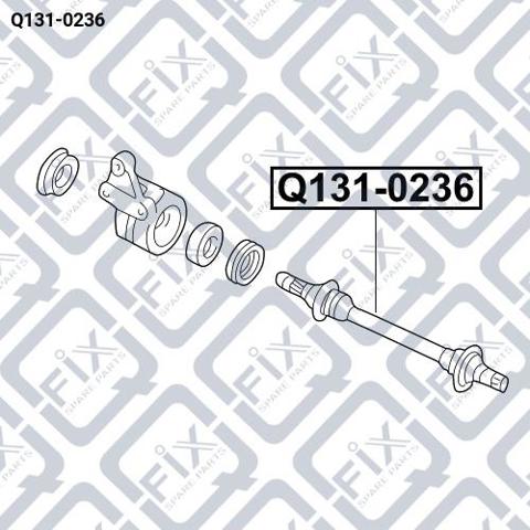 Привод передний правый Q-fix Q1310236 цена, от 41.03 USD