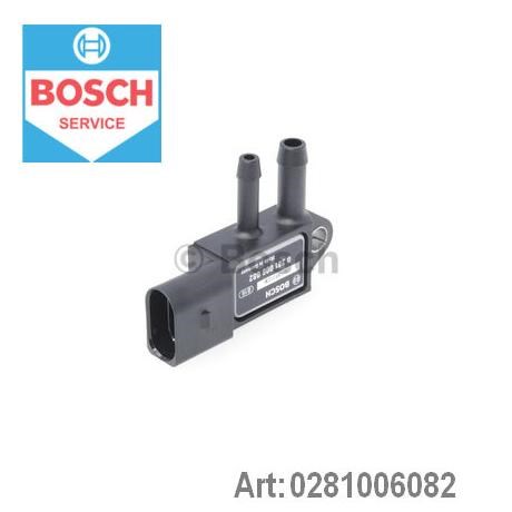 281006082 Bosch sensor de pressão dos gases de escape