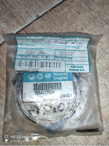Sincronizador 3 e 4 marcha 9554172688 FIAT