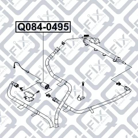 Фильтр топливный Q-fix Q0840495