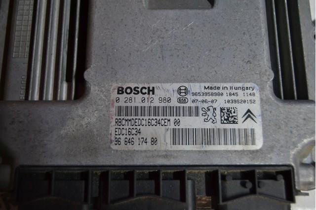 0281012980 Bosch Мозги двигателя