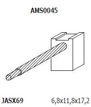 Щетка стартера MAGNETI MARELLI AMS0045
