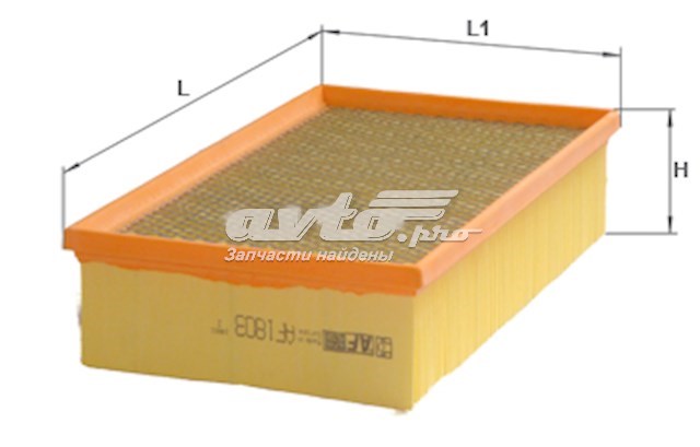 Элемент воздушного фильтра Alpha Filter AF1803S цена, от 5.46 USD