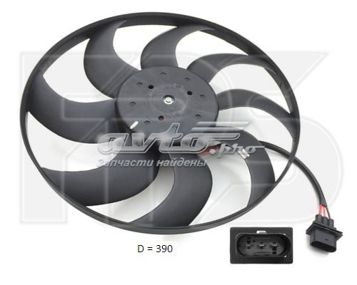 Электровентилятор охлаждения в сборе FPS FP74W367 цена, от 51.93 USD