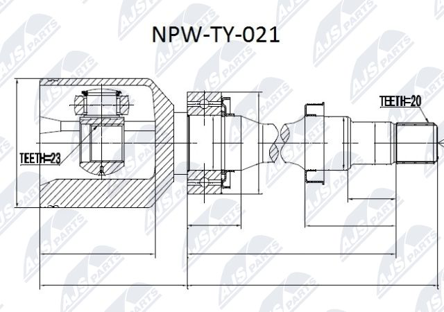 ZTP-NS-057B NTY сайлентблок переднего нижнего рычага