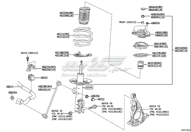  48619F4010 Toyota