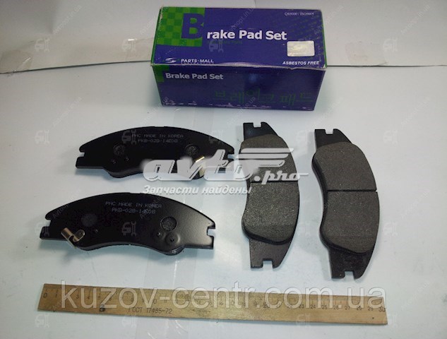 Колодки тормозные передние дисковые PMC PKB028