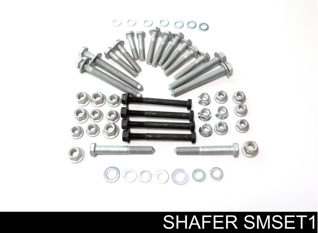 Болт крепления переднего рычага, комплект Shafer SMSET1