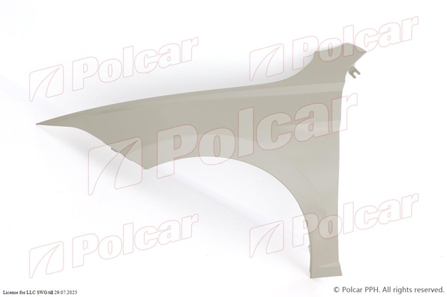 954001 Polcar pára-lama dianteiro esquerdo