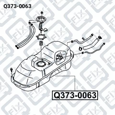 Купить Q3730063 Q-fix Танк топливный