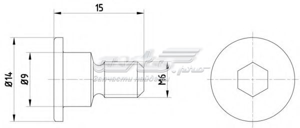 Болт тормозного диска TEXTAR TPM0001