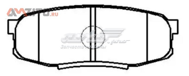HP5214 HSB Колодки тормозные дисковые комплект