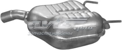 Глушитель задний 17618 Polmostrow