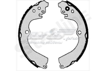 Купить BC06230 Starline Задние барабанные тормозные колодки