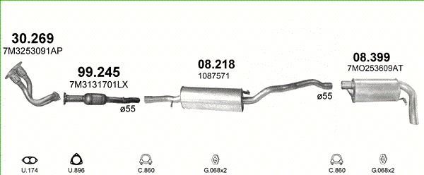 99245 Polmostrow Конвертор-катализатор