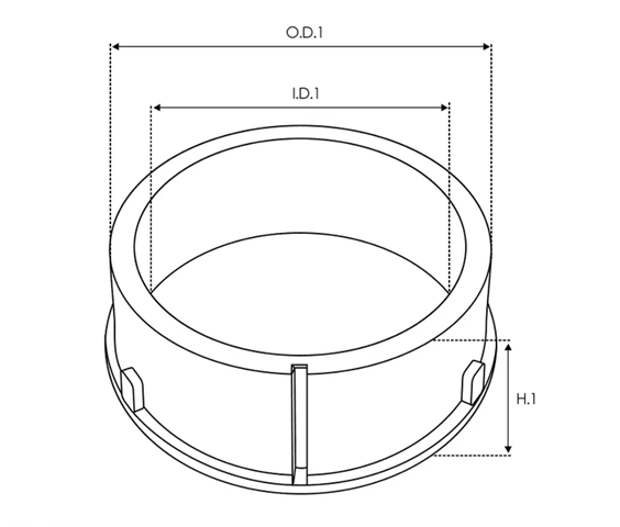 Tampa do rolamento do alternador para Volkswagen Transporter (70XA)