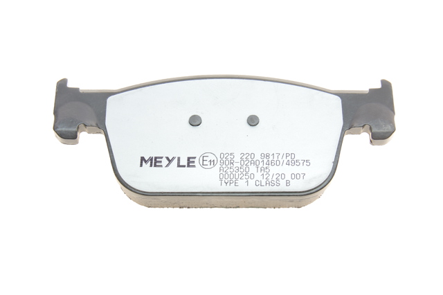 Колодки Meyle 0252209817PD цена, от 63.74 USD