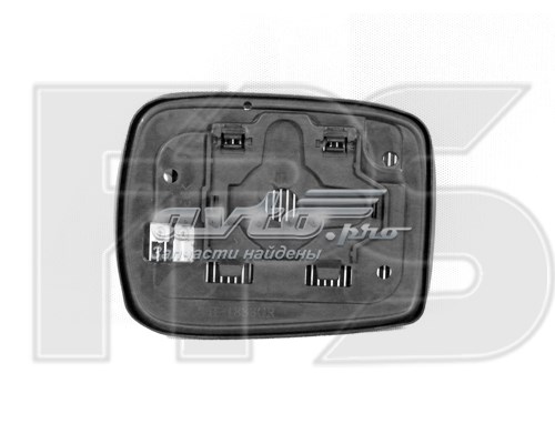 Стекло зеркала заднего вида, правого FPS FP3016M12 цена, от 13.30 USD