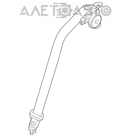 888544HB2A Nissan/Infiniti Ремень безопасности задний