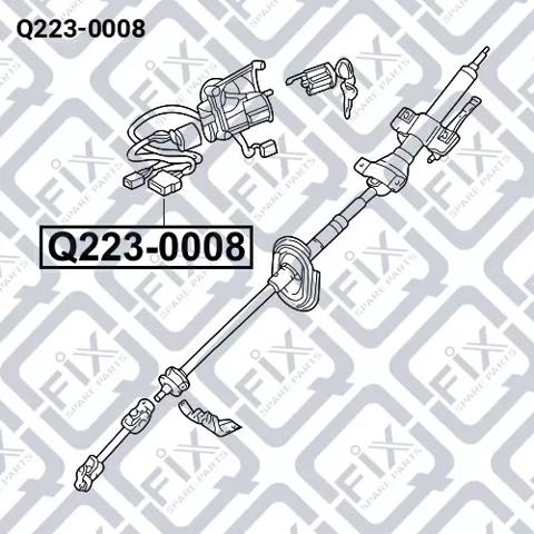 Q2230008 Q-fix Контакты замка зажигания