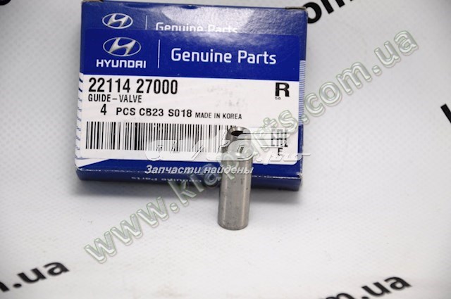 22114-27000 Hyundai/Kia guia de válvula