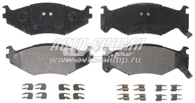 Колодки тормозные передние дисковые WAGNER ZX522