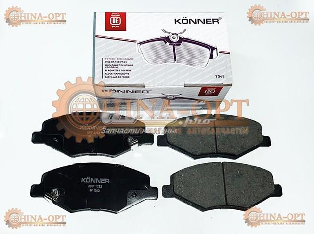 Колодки Konner KPF1722 цена, от 13.68 USD