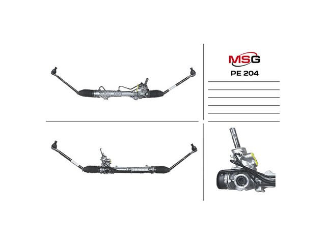 Рейка рулевая MSG PE204