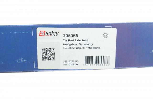 Тяга рулевая в сборе левая 205065 Solgy