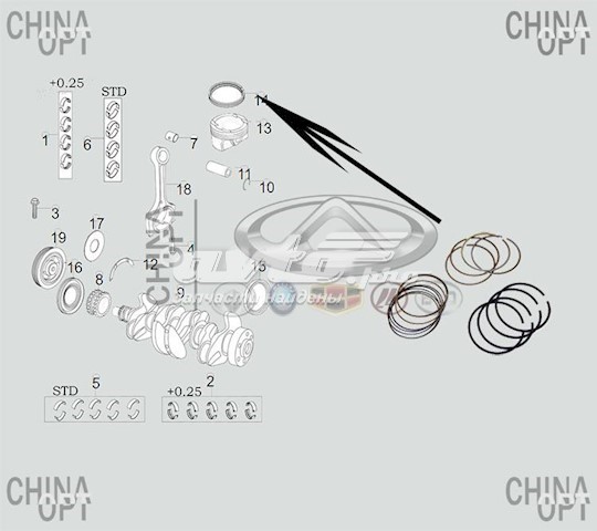 Купить E4G16BJ1004030 Chery 