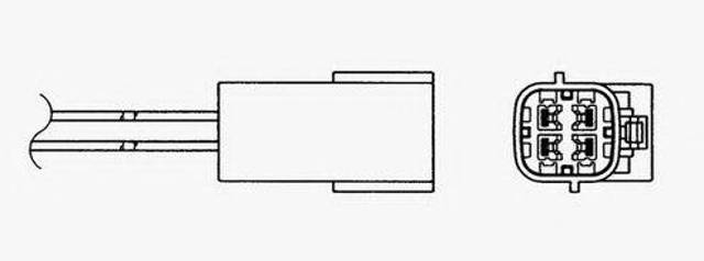 Sonda lambda post catalizador 8200145714 RENAULT
