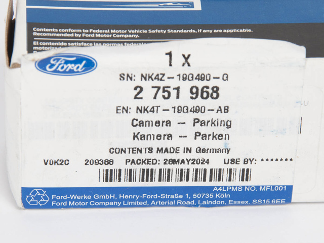 Камера системы обеспечения видимости Ford 2751968 цена, от 281.85 USD