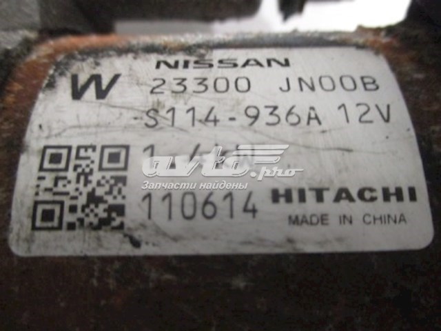 23300JN00B Nissan/Infiniti Стартер автомобиля