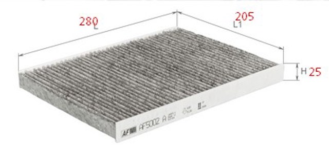 Фильтр воздушный отопителя Alpha Filter AF5002A цена, от 3.89 USD