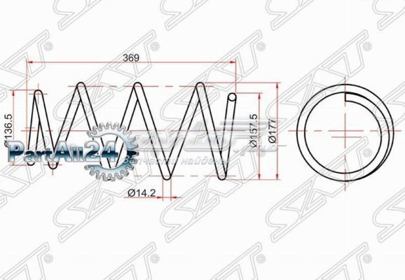 4813142470 Toyota mola dianteira