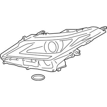 8114048E01 Toyota Фара передняя правая