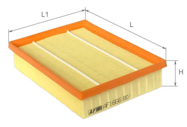 Элемент воздушного фильтра Alpha Filter AF1666 цена, от 3.69 USD