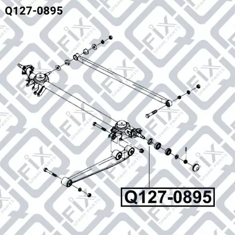Q1270895 Q-fix Подшипник ступицы задней