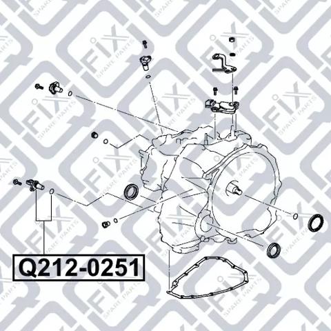 Датчик спидометра Q-fix Q2120251