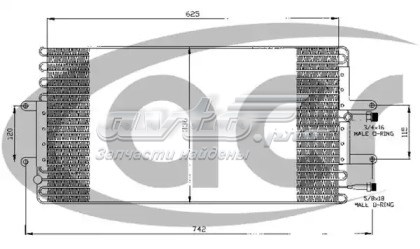 Радиатор кондиционера 300524 ACR
