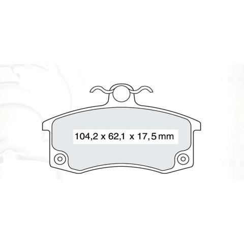 Тормозные колодки Intelli D140E