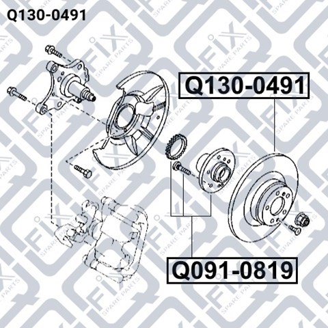 Cubo traseiro Q-fix Q1300491 preço, a partir de 95,06 USD