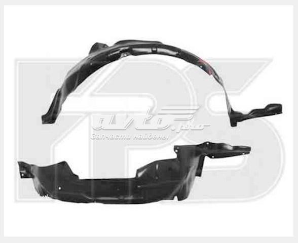 Guarda-barras direito do pára-lama dianteiro FP3439388 FPS