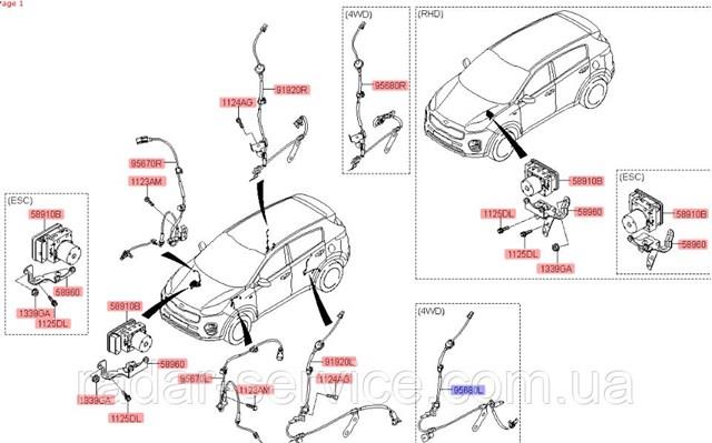 95680F1000 Hyundai/Kia 