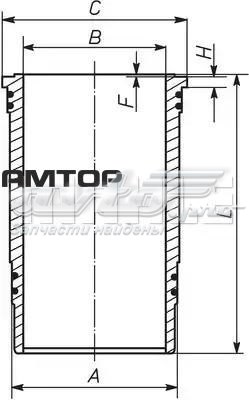 227WN3701 Mahle Original Поршневая гильза