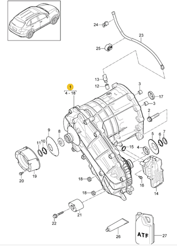  95834101305 Porsche