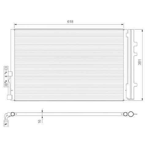 Конденсатор кондиционера Koyorad CD421004 цена, от 81.63 USD