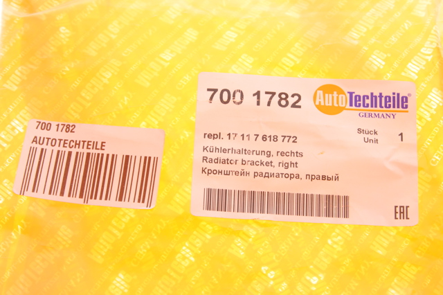 7001782 Autotechteile Кронштейн радиатора правый