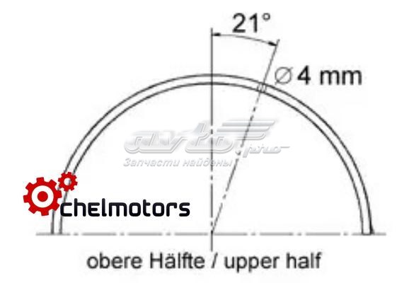 77736610 Kolbenschmidt вкладыши коленвала шатунные, комплект, 1-й ремонт